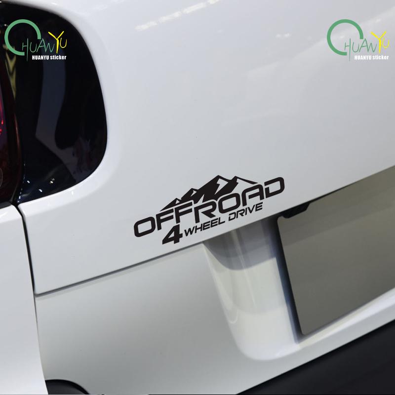 4X4 off-road car four-wheel drive reflective decoration car sticker body decal modification waterproof sticker