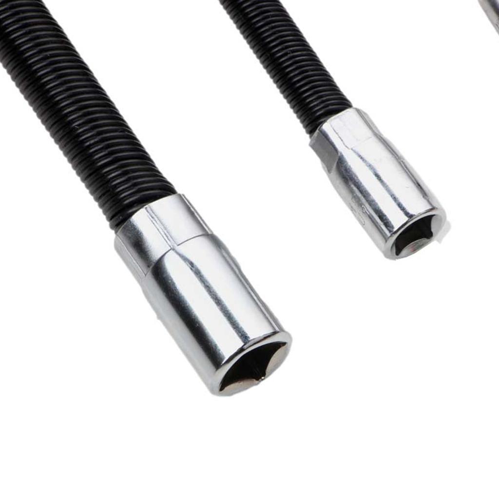 Extension Rod Electric Wrench Sleeve Socket Soft Bendable Hose for Screw Removal