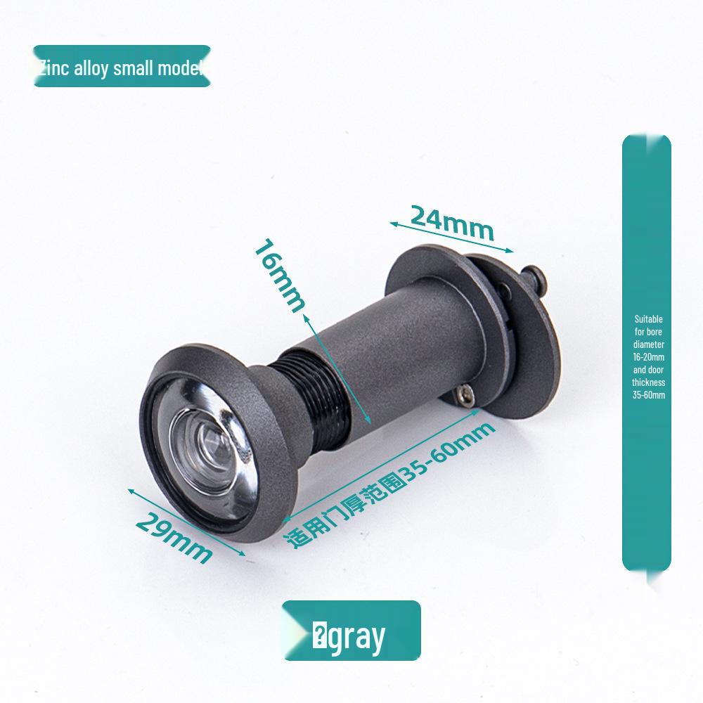 Zinc Alloy Adjustable Peephole Viewer - Anti-pry HD Cat Eye for Apartment Doors