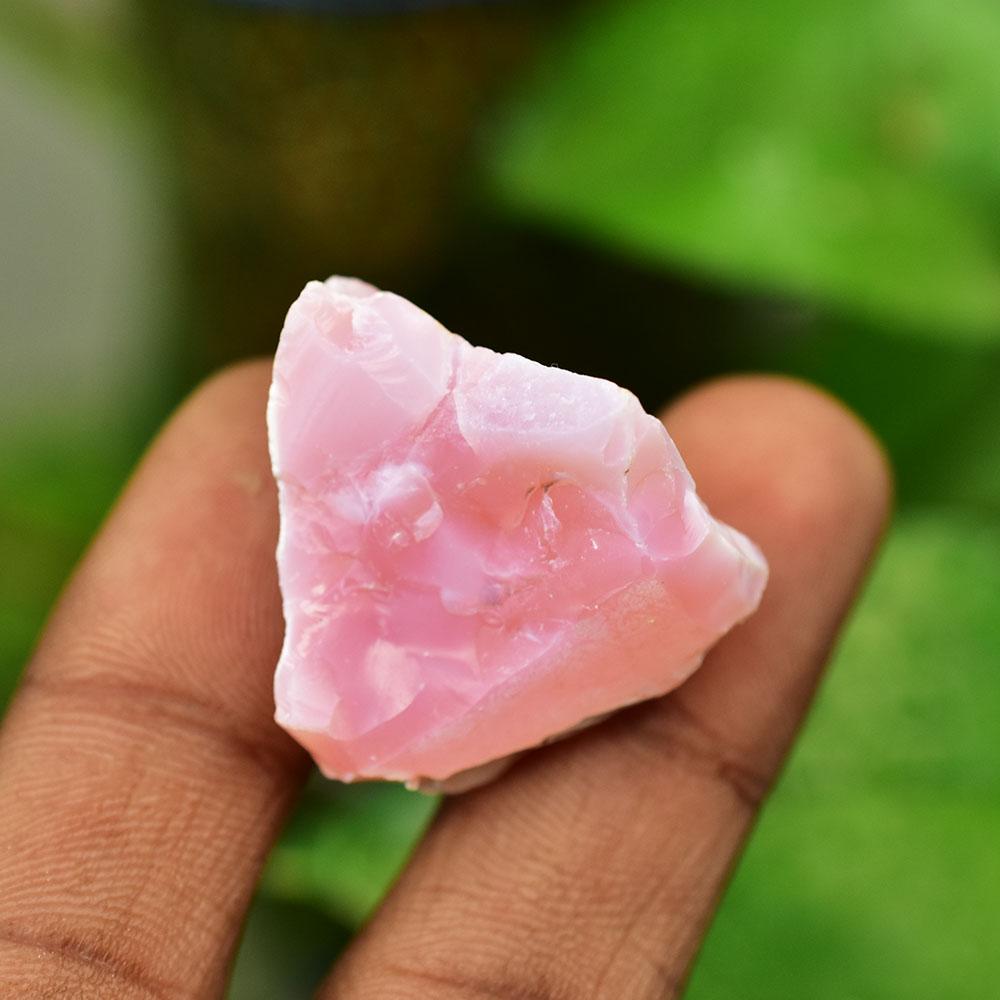 56 Ct NATURAL Pink Opal Uncut Rough Loose Gemstone For Collectors