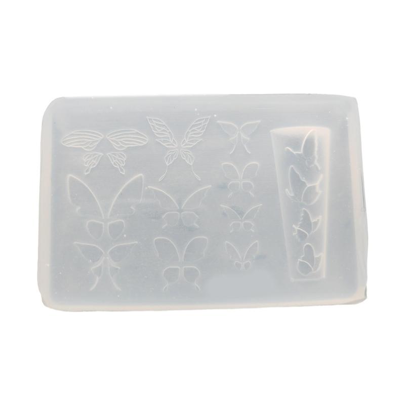 

Fashionable Sturdy Silicone Mould Set for Bowknot Designs Portable Accessory for Nail Art Earrings and Necklace Craft 1