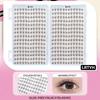 30Rows Idol Clusters Lashes Glue Eyelashes Book Manga Eyelash Clusters Diy Lashes Makeup Natural Anime Lashes Eyelash