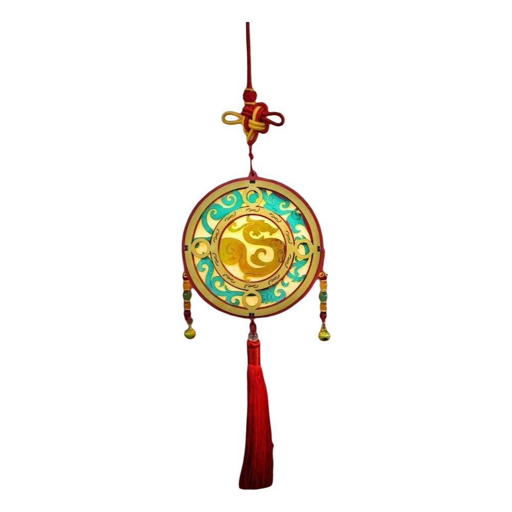 Wooden DIY Craft Material Kit Lightweight Handheld Lantern Portable Hanging Lantern Kids Style B