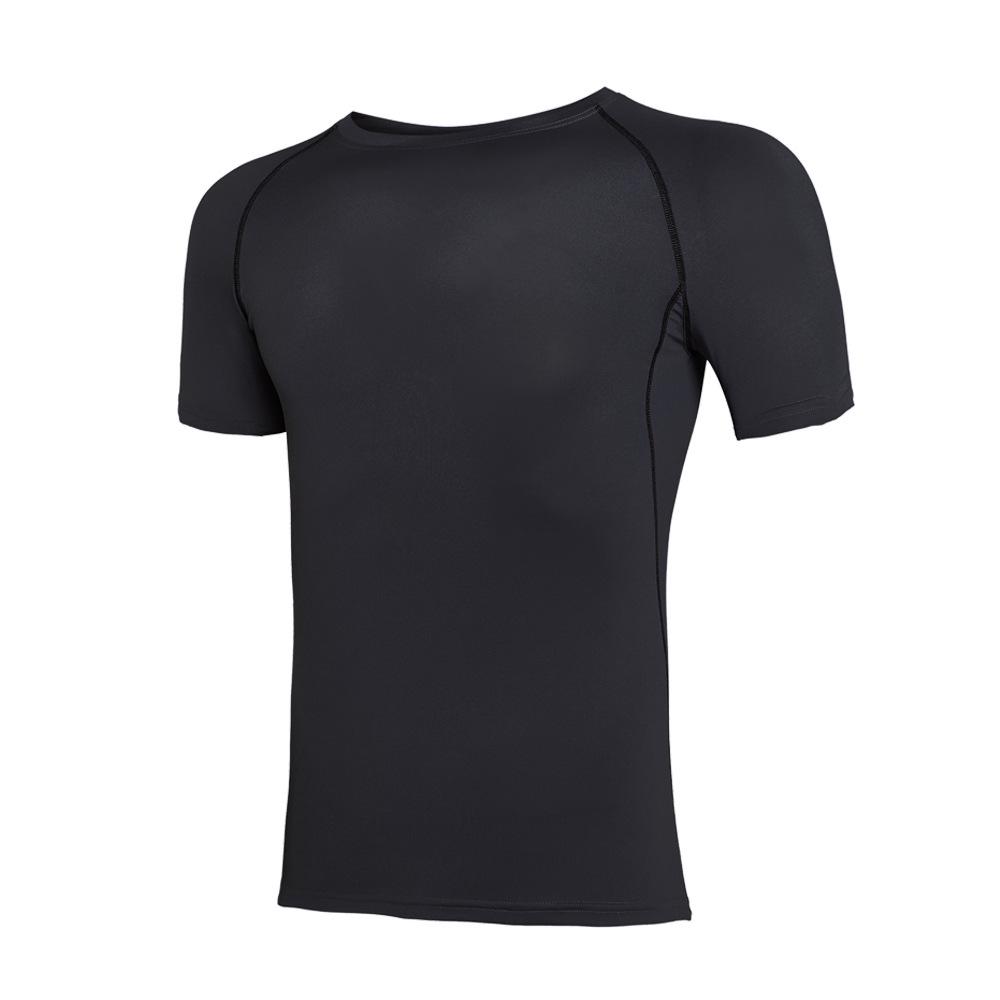Men's Quick-Dry Sports Compression T-Shirt - Breathable, Elastic, Short Sleeve Fitness Wear