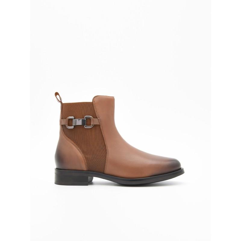 Botín Casual Purapiel Bro6 Color Marrón 104931