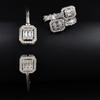 Women's Adjustable Open Design Light Luxury Ring & Bracelet Set