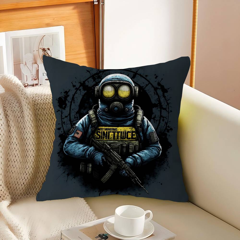 C-Counter-S-Strike CS 2 LOGO Cushion Cover Decorative Pillow Sofa Home Decor Case Pillow Cases