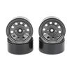 4PCS RC Beadlock Wheel Hub 1.9in Iron Wear Resistant Reusable RC Wheel Hub for Replacement Ti Color