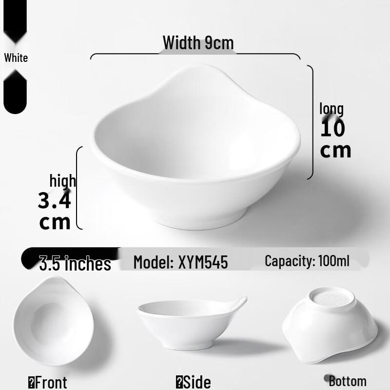 Melamine Dipping Sauce Bowl with Handle