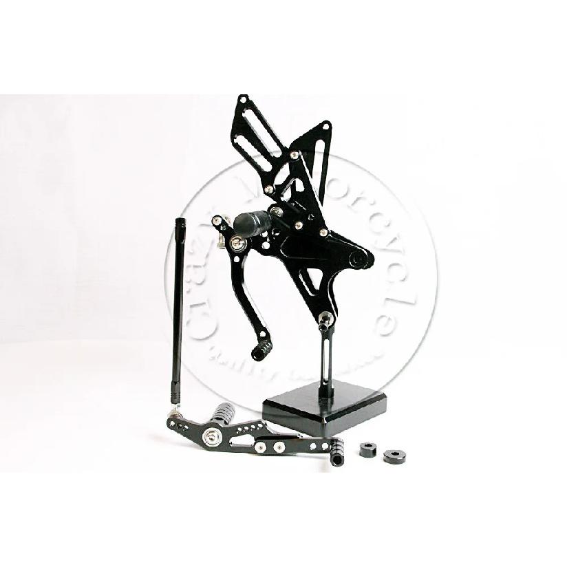 

For BMW S1000RR HP4 2009 2010 2011 2012 2013 2014 Motorcycle Footrests CNC Rearset Rear Set Adjustable Foot Pegs Footpeg 09 10 чёрный