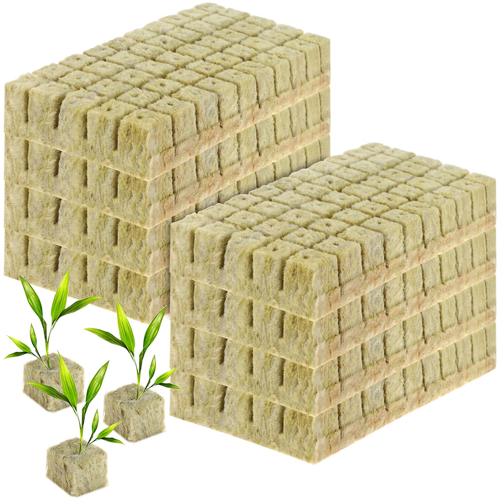 

400Pcs 1inch Cubes r Hydroponic, Grow Cubes Plugs r Seed Soilless Cultivation Hydroponics,