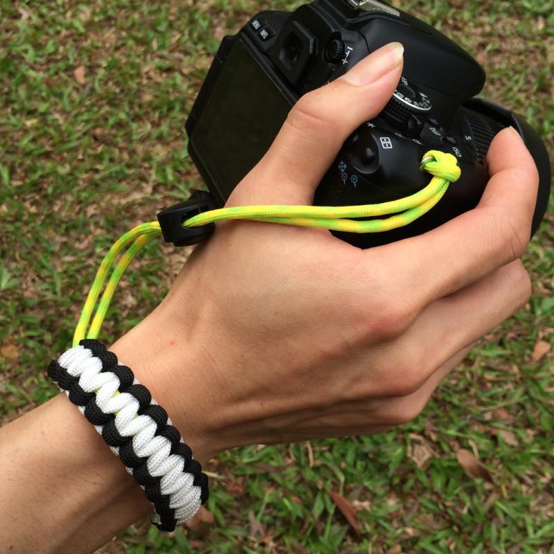 1Pc Hand Grip Paracord Braided Wristband For Dslr Digital Camera Strap Anti-Lost Camera Wrist Strap