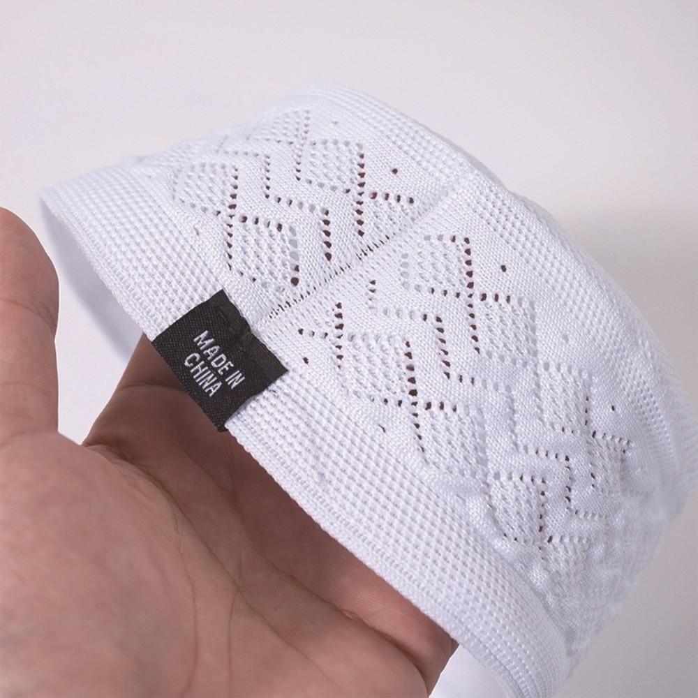 Cotton Ethnic Hat Mesh Summer Hat New Flat Top  Men