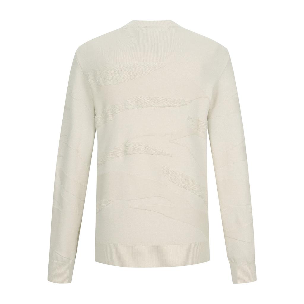 FERRAROMILANO Boucle Round Sweater Ivory (Am0Drd35161)