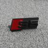 Car Honeycomb Grille Emblem Sticker Car Displacement Badge For 22 A3 A4 A6 Q5 A5 A1 Q3 Q7 A7 TT Q2 SQ5 RSQ3 RSQ8 S3 S4 RS5 RS6