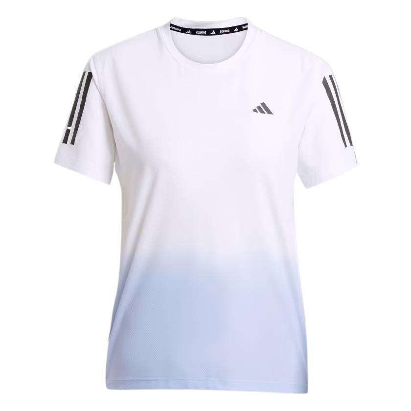 (WMNS) adidas Own the Run CLIMACOOL Colorblock T-Shirt Asia Sizing  White  Women s JC9889 L
