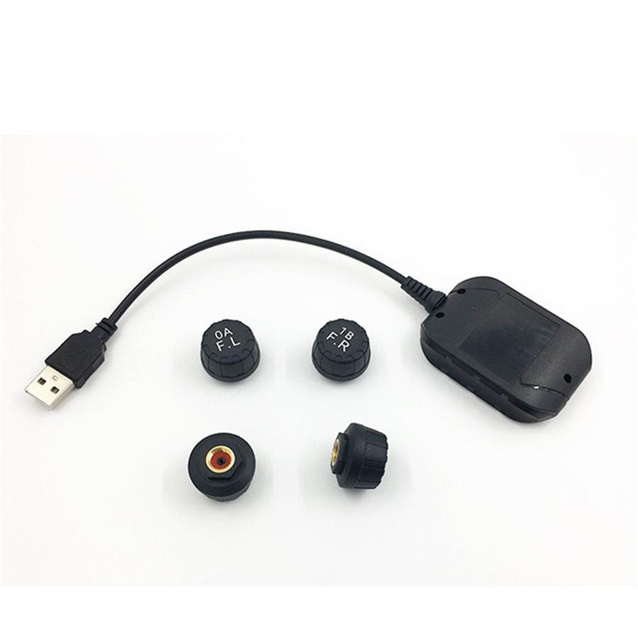 USB TPMS External Sensor Car Tire Pressure Monitoring System Fit Android Radio