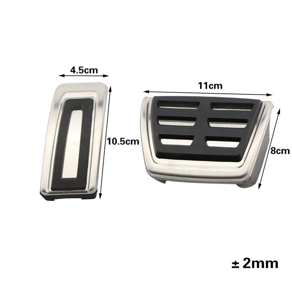 LHD Car Pedals for Volkswagen VW Passat B8 Variant 2016-2023 Tiguan MK2 Allspace 2017-2023 Gas Brake Foot Rest Pads Pedal Cover