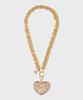 Eireve Fruit Slice Bubble Chain Necklace (Gold)