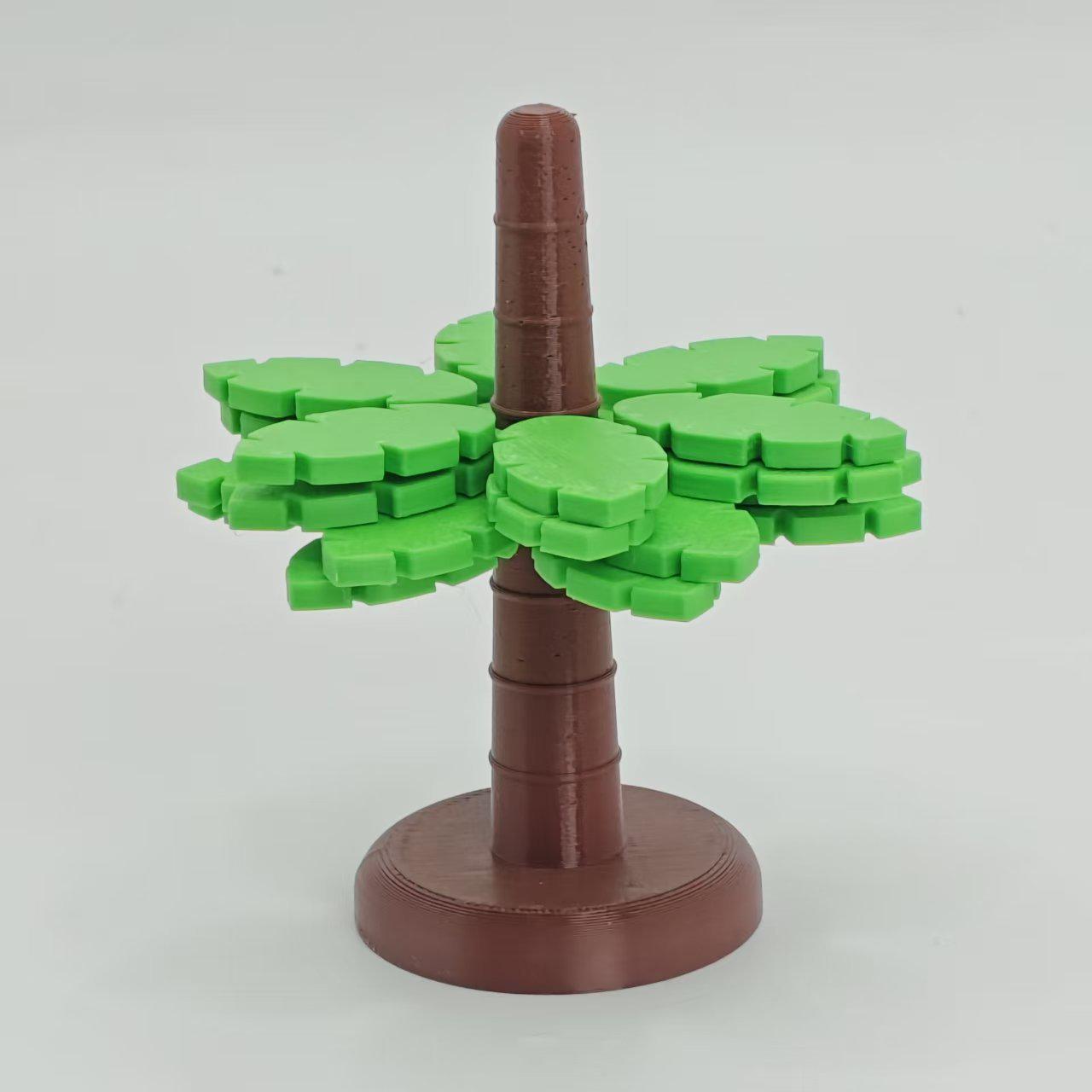 3D Coconut Tree Rotatable Coaster: Office Decompression, Anti-slip Water Cup Mat, Decorative Toy