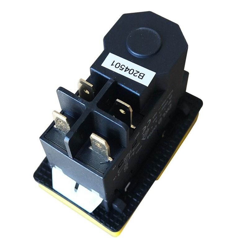 DZ04 4 Pins Waterproof Electromagnetic Push Button Switches Start Stop Switch for Grinding Machine 250VAC 8(6)A