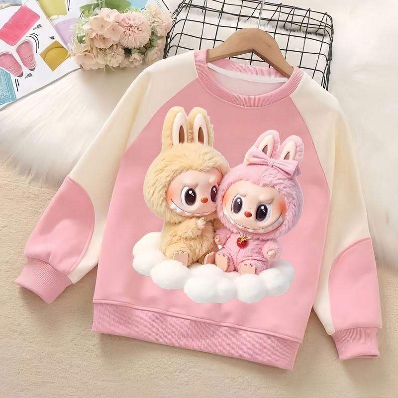 Dětská volná roztomilá mikina s patchworkem, módní kabát s dlouhým rukávem pro chlapce a dívky na jaro a podzim