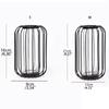 Metal Frame Geometric Flower Vase Fashionable Nordic Plant Holder Iron Hydroponic Vase  Living Roon