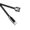 60W USB C To USB C Cable 90 Degree Elbow Fast Charge Phone Charger Data Cord For  iPhone Samsung Xiaomi Huawei Type C Quick Wire