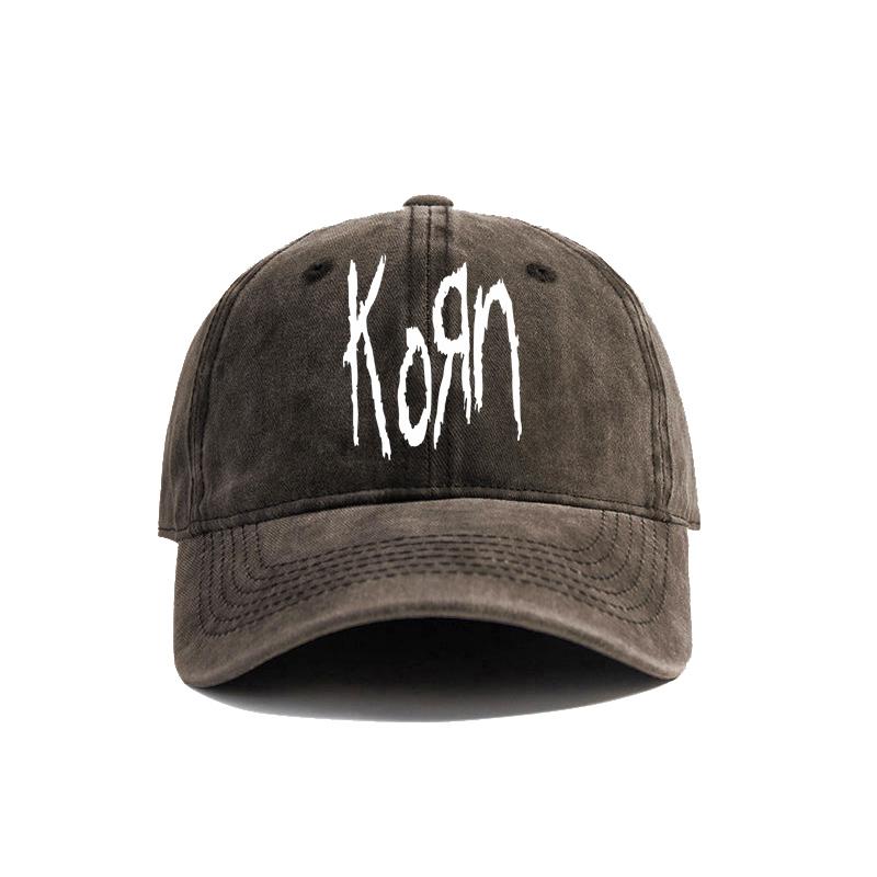 Korn Baseballkappe Distressed Hüte Metall Rockband Kappe Unisex Retro Outdoor Sommer Verstellbare Mütze MZ