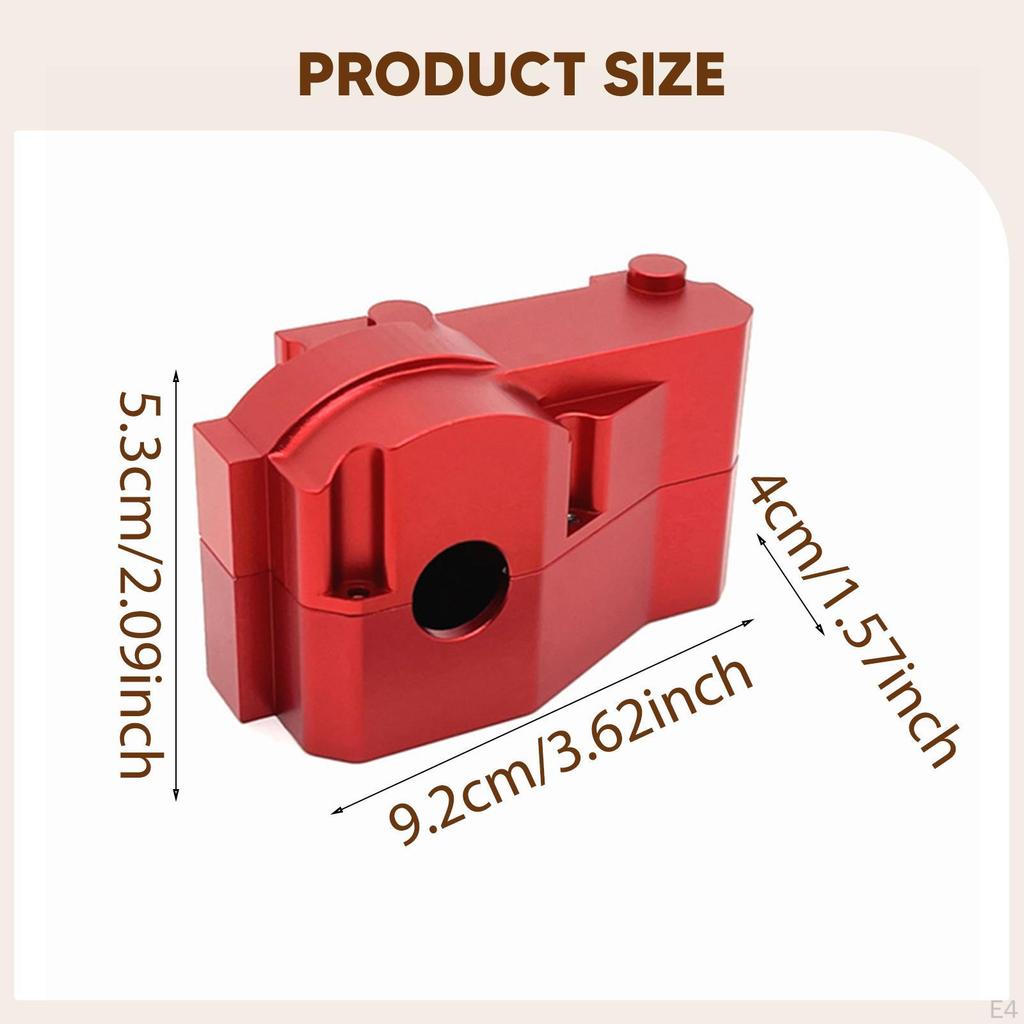 Metal Gearbox Cover Differential Housing DIY Modified Sturdy Replacement Upgraded Part for