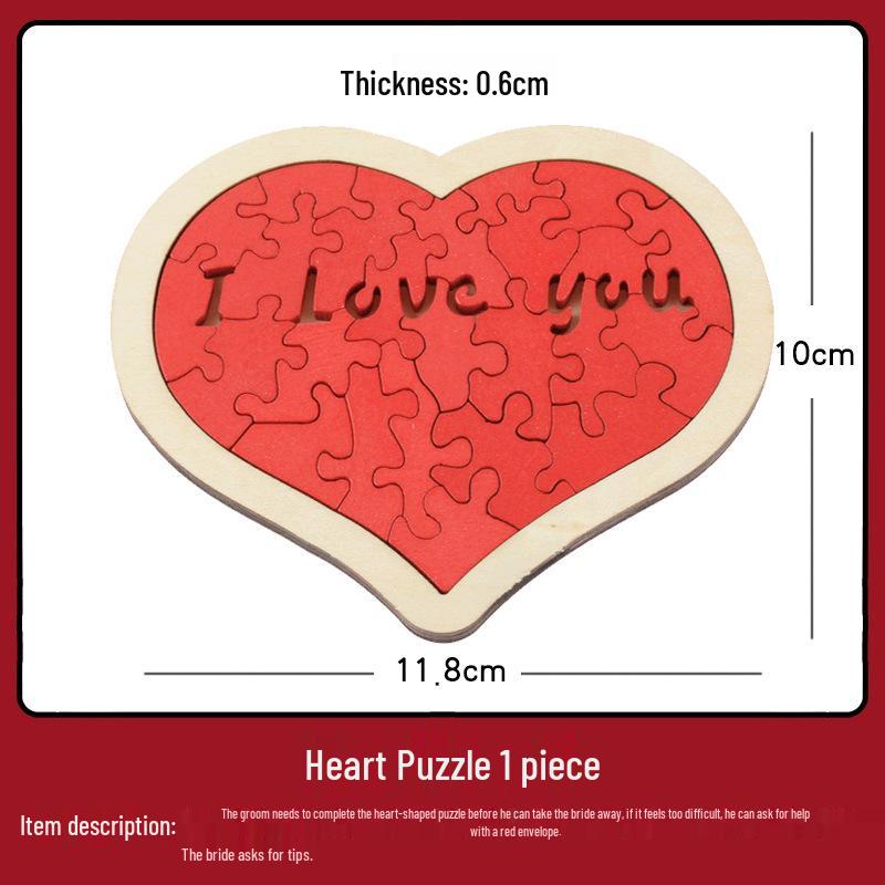 Bridal Door Blocking Game Props - Wedding Prank Puzzle with Creative Ornaments for Groomsmen Team.