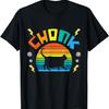 Chonk Cat Funny Meme Retro Groovy Cat Memes T-Shirt for Men Women