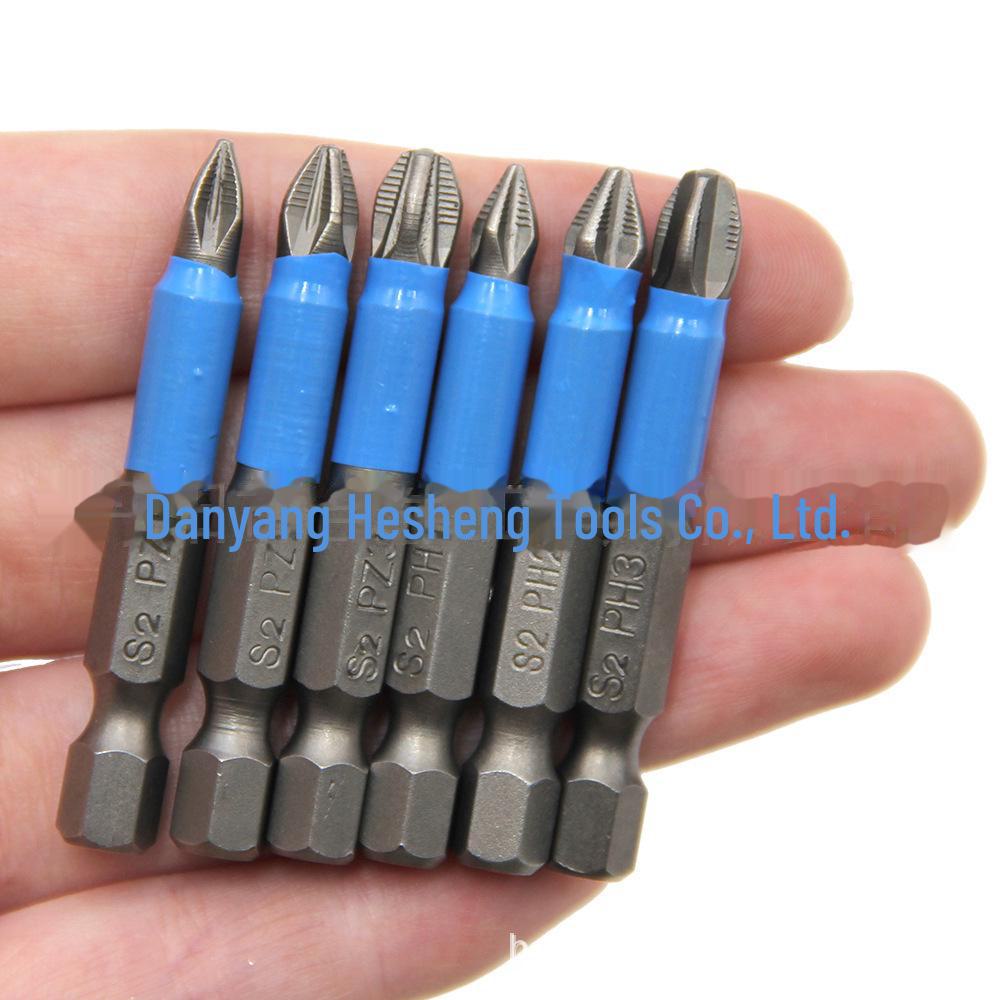 Non-slip S2 Steel Screwdriver Bit Set with Electric Cross Head. PH1/PH2/PH3/PZ1/PZ2/PZ3.