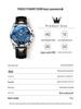 OLEVS Men's Multifunctional Quartz Chronograph Watch with Calendar
