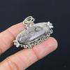 Anniversary Gift For Her Natural Charoite Gemstone Pendant 925 Sterling Silver