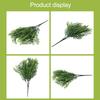 New High Quality Living Room Garden Home Hotel Artificial Plant Fake Leaves 33cm-40cm 7 Branches Green Plant Plastic