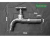 304 Stainless Steel Anti-Freeze Cold Resistant Outdoor Faucet with 4/6-Point Nozzle for Washing Machine