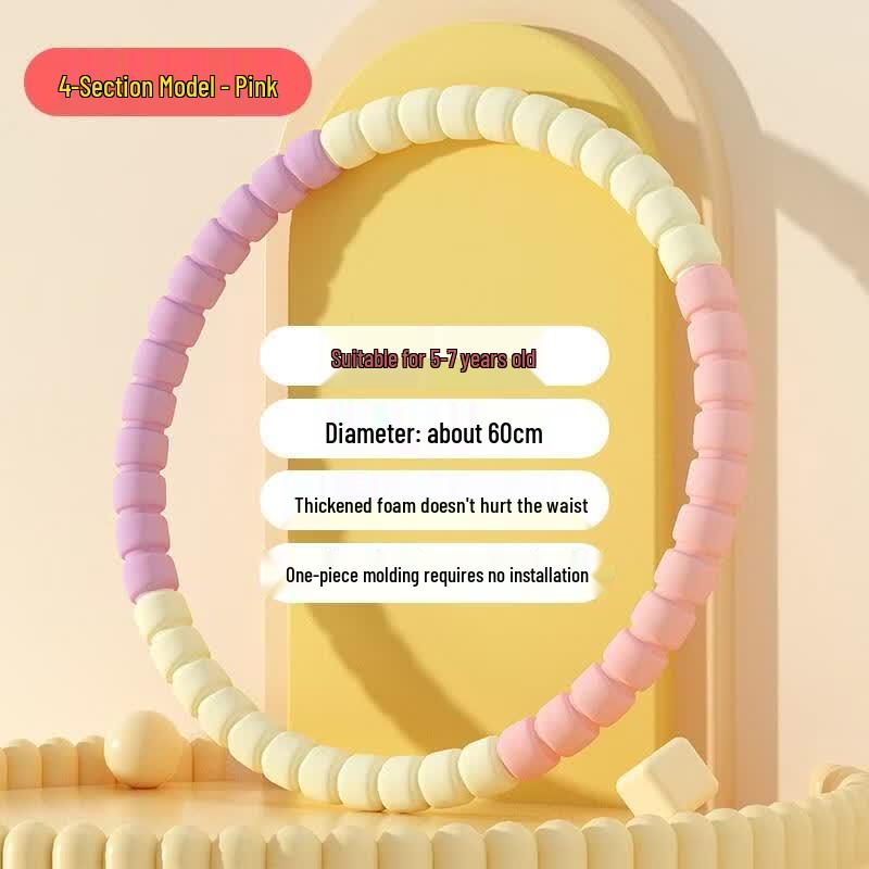 HANDUNYOU Kids Plastic Hula Hoop