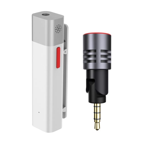 SabineTek SmartMike+ Rechargeable Wireless Bluetooth Microphone (White) - SmartMike+ Dedicated Unidirectional Microphone + Improved Sound Pickup Quali