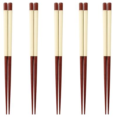 Happy Set of Made In PID2322 J-kitchens Chopsticks, 5, Material Wood, Chopsticks, Japan,
