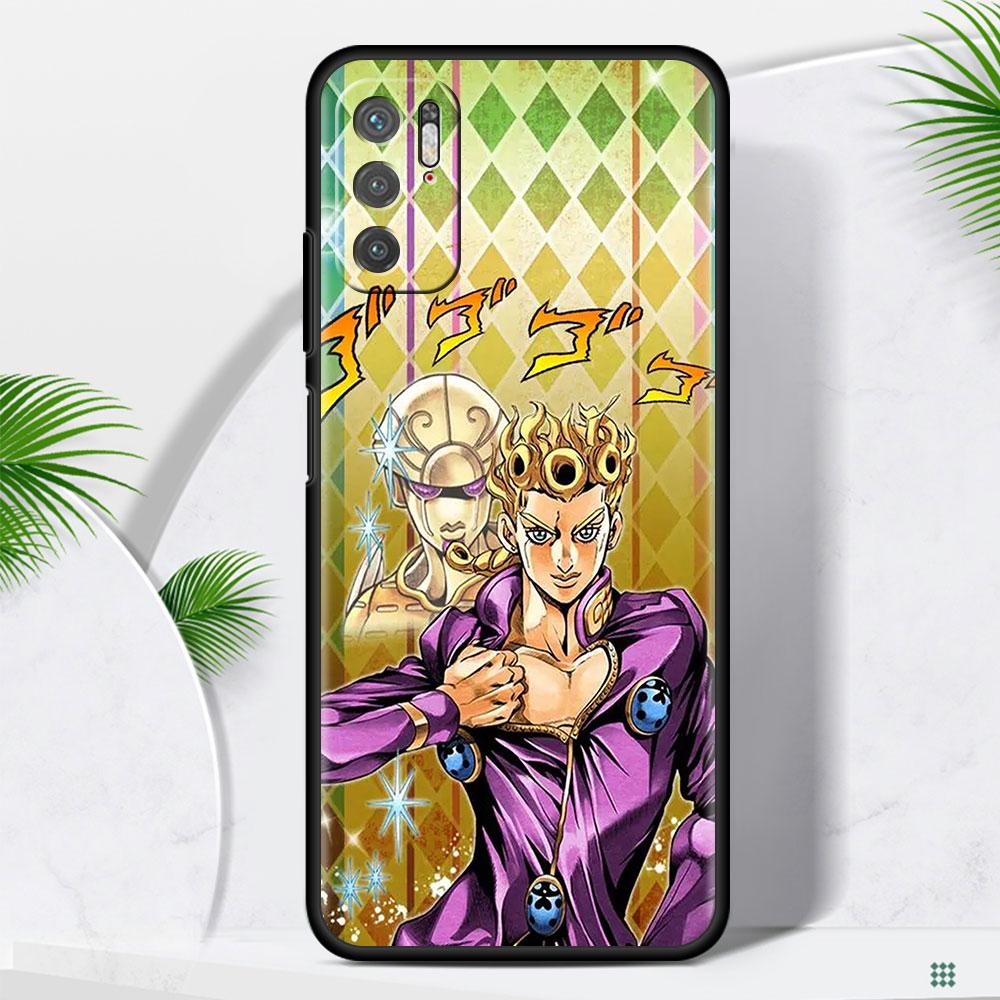 Etui na telefon do Xiaomi Redmi Note 11 10 Pro 9 9S 10S 8 7 8T K40 9A 9C 9T Modna obudowa silikonowa miękka okładka Anime Cartoon J-Jojo
