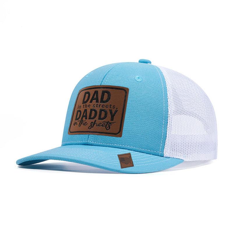 Mesh Hole Breathable Casual Bent Brim Hat Spring and Summer Outdoor Shade Baseball Sun Hat