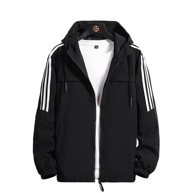 Chaqueta de hombre de talla grande gorda chaqueta suelta con capucha de  otoño casual chaqueta abrigo comprar a buen precio — entrega gratuita,  reseñas reales con fotos — Joom