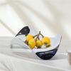 Metal Fruit Tray Plates Modern Serving for Dining Room Living Home Small