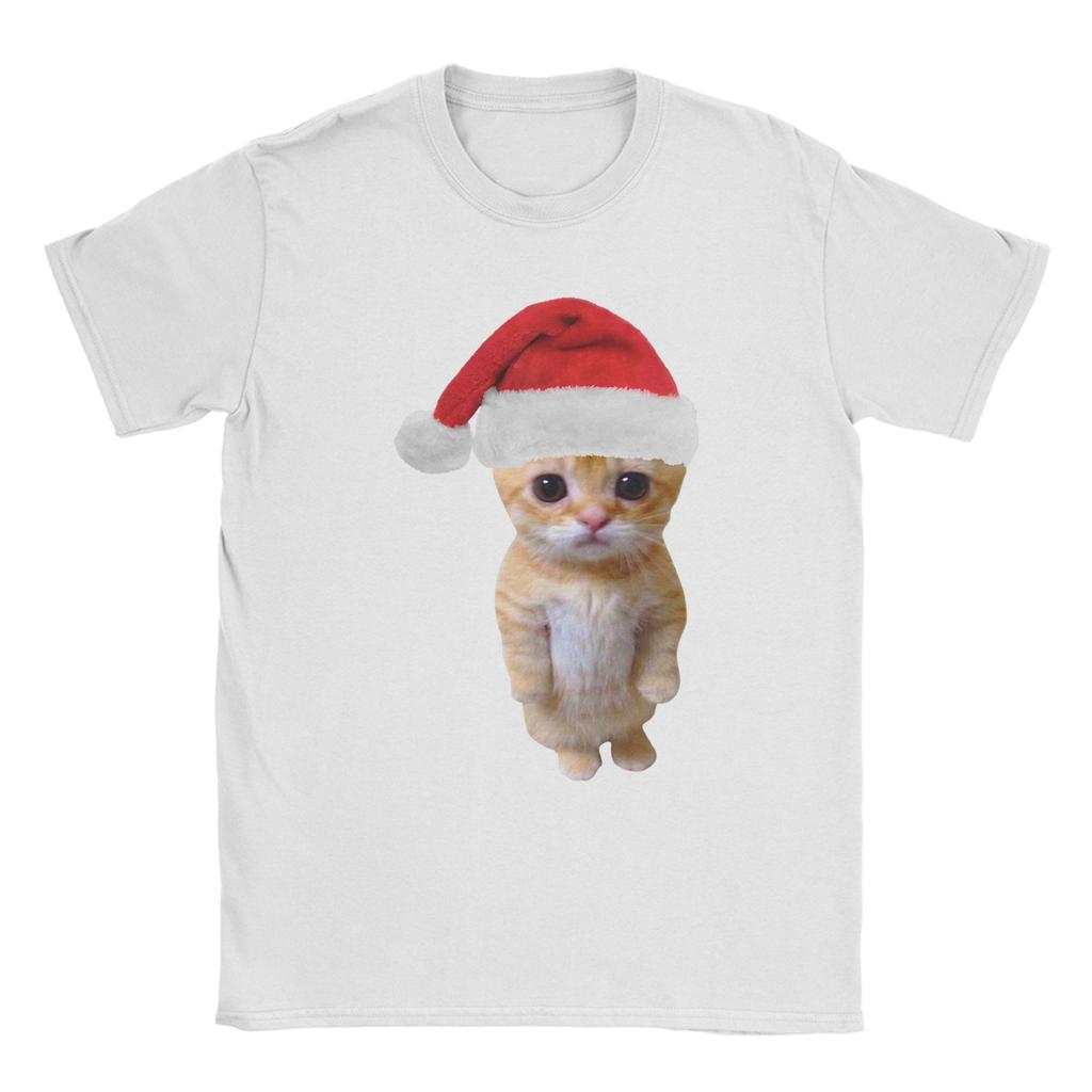 Christmas El Gato Meme Sad Cat Munchkin Kitty Meme T Shirt Beach  Pure Cotton TShirts For Men Tee Shirt Short Sleeve Clothes
