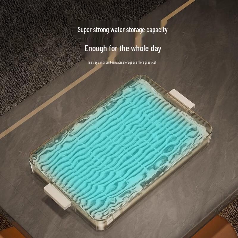 PAKCHOICE Light Luxury Rectangular Plastic Serving Tray