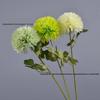 Green Onion Ball Single Stem Chrysanthemum Gift Box Bouquet and Floor Stand Accessories