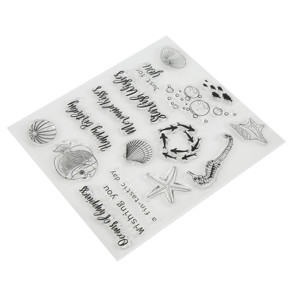 Clear Stamps Paste Repeatedly Clear Imprint  Production  Card Making Stamps for Photo Album In