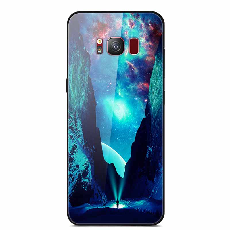 Glass Back Cover For Samsung S8 Plus Phone Case S8Plus Hard Tempered Glass Case For Samsung Galaxy S8 Plus Case S 8 Soft Edge