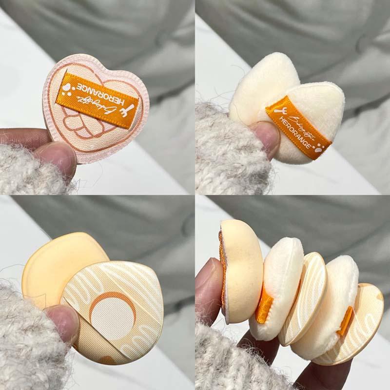 5Pcs thumb puff kit flocking sponge skin-friendly mini puff makeup tool
